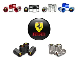 Ferrari Copri valvole Bici Design Elegante